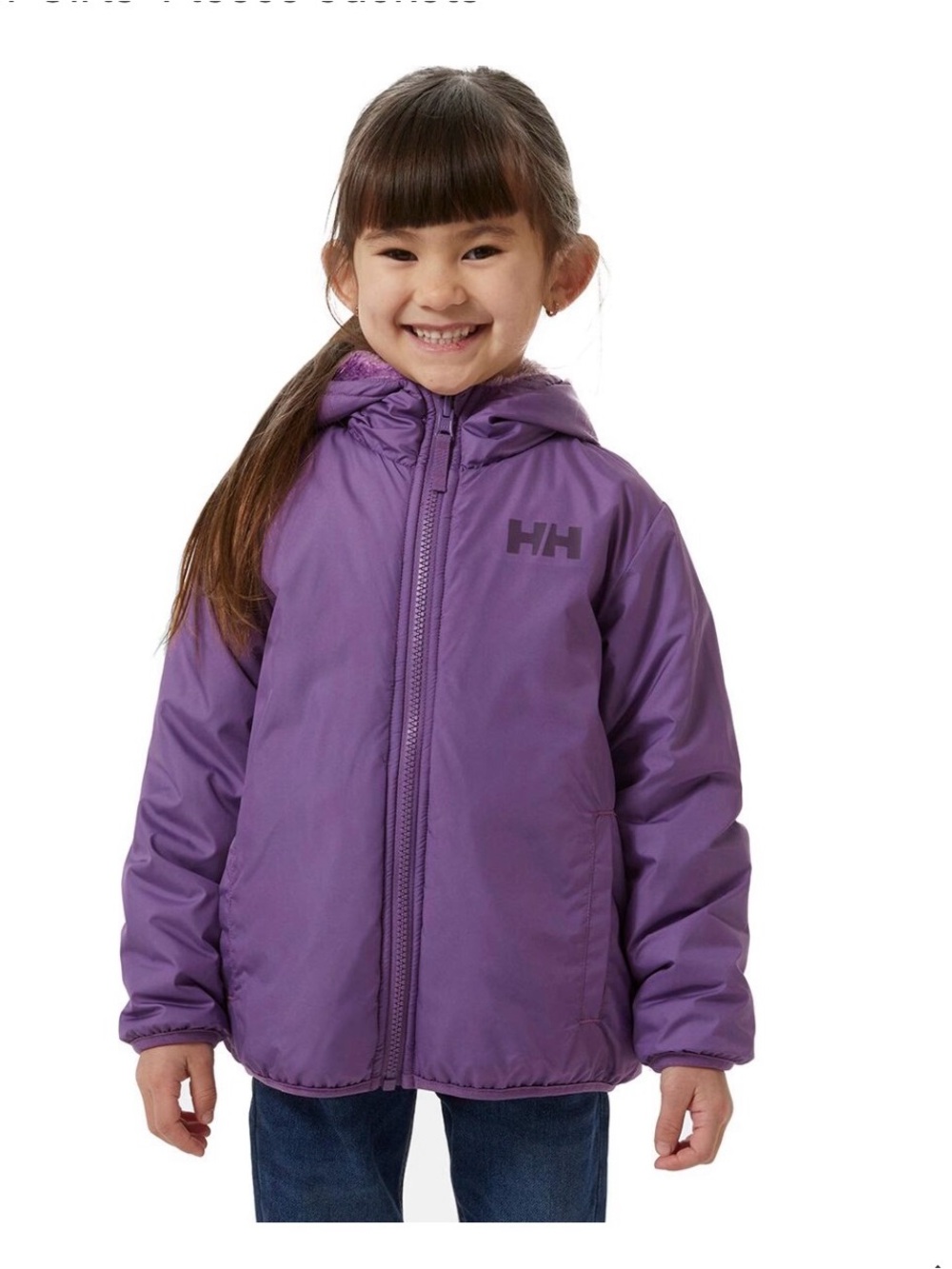 Helly Hansen Kids’ Chill Hooded Fleece Lined Jacket size 6
